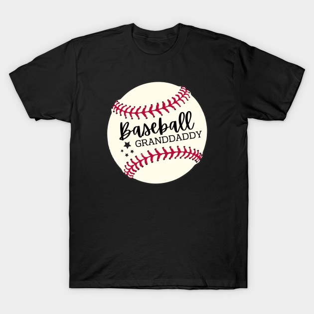 Baseball Granddaddy - Grandfather Gift T-Shirt by Ivanapcm